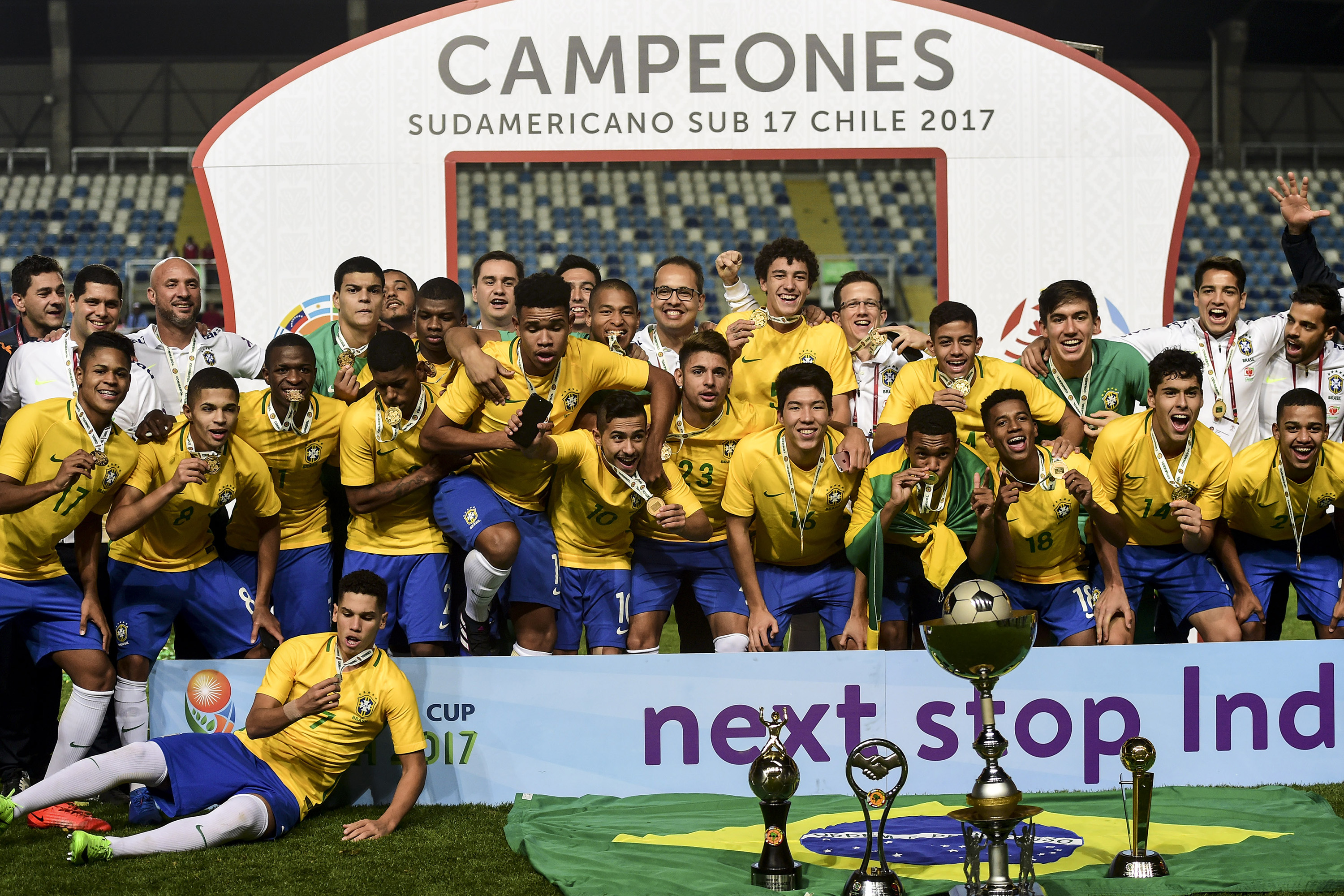 Gremistas conquistam o título Mundial Sub-17 com a Seleção Brasileira