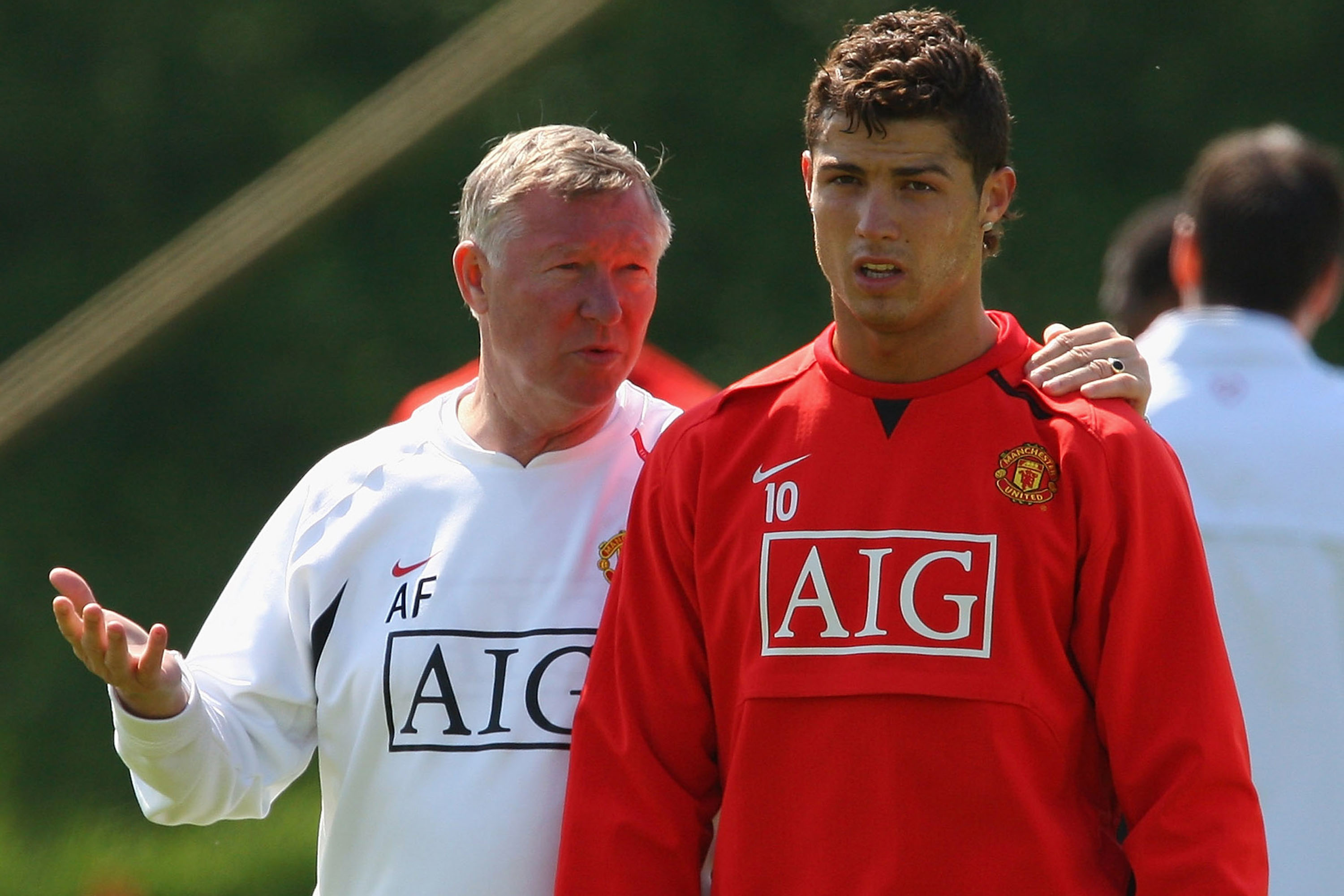 Alex Ferguson e Cristiano Ronaldo