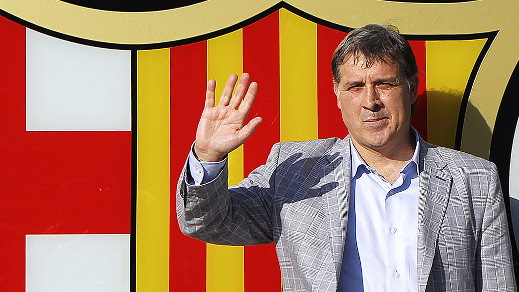 O argentino Gerardo Tata Martino, novo treinador do Barcelona