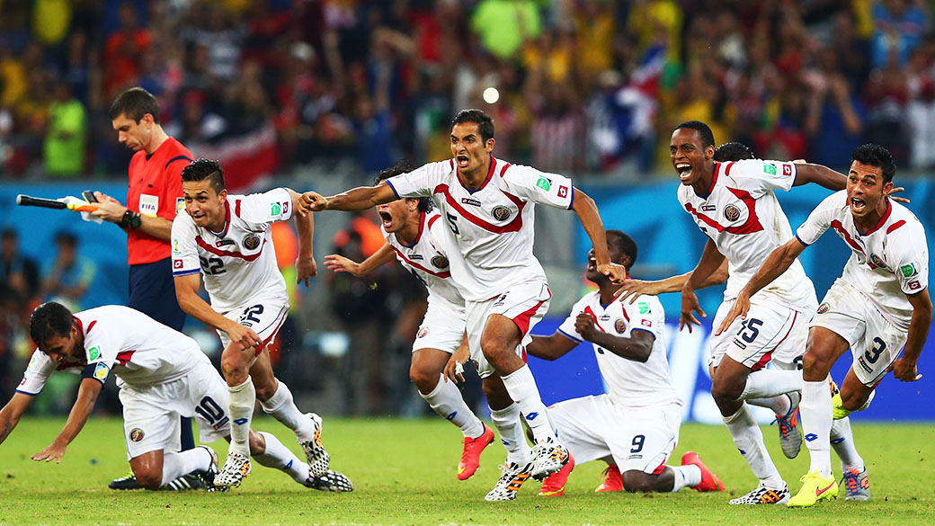 Costa Rica vai às quartas de final pela primeira vez