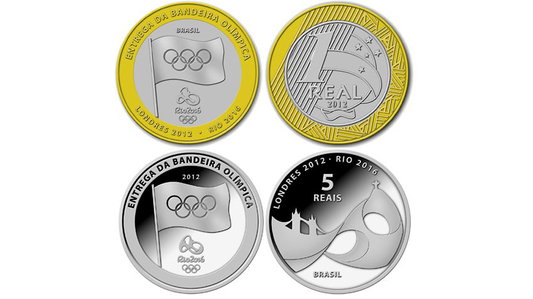 Banco Central brasileiro lança moedas comemorativas dos Jogos Olímpicos do Rio