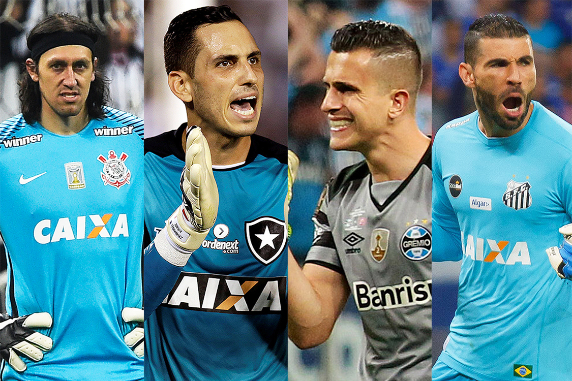 Enquete: Qual foi o melhor goleiro do futebol brasileiro em 2017?