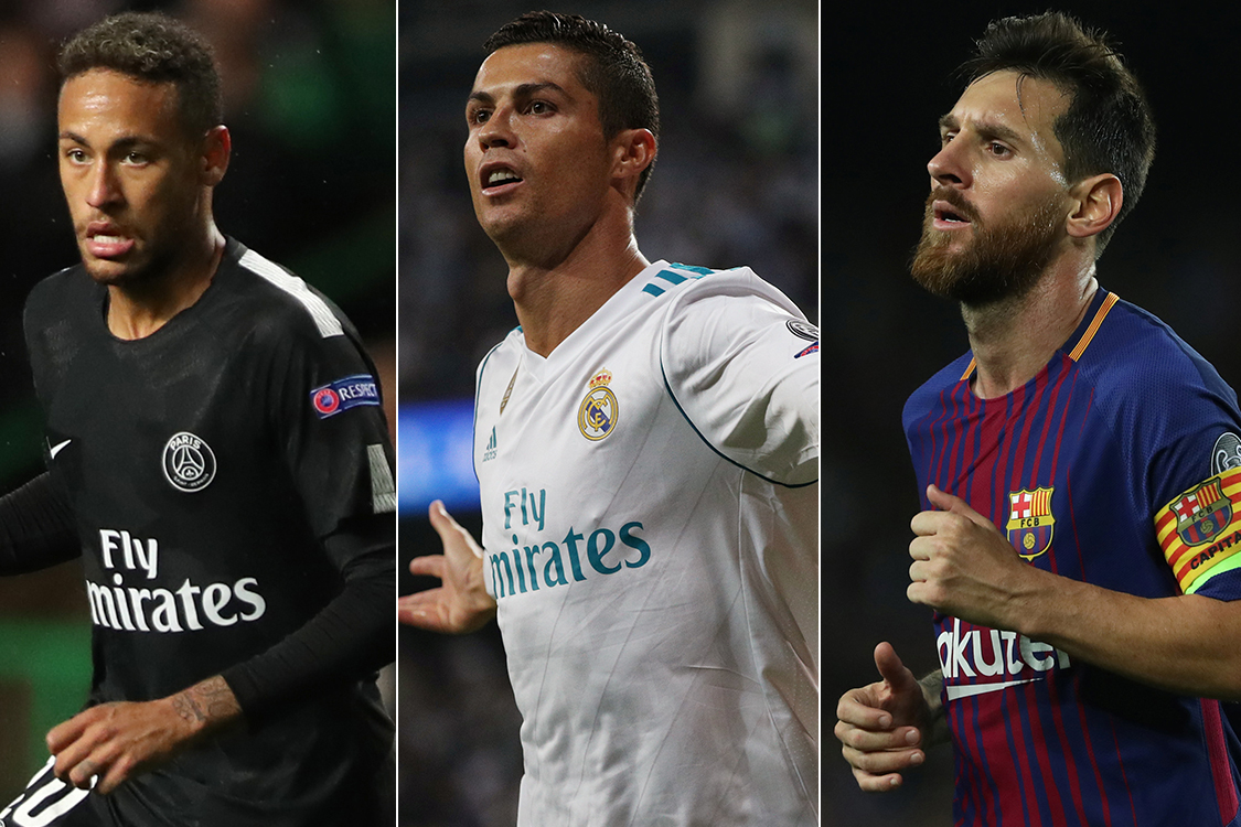 Neymar, Messi e Cristiano Ronaldo são finalistas ao prêmio de melhor do  mundo