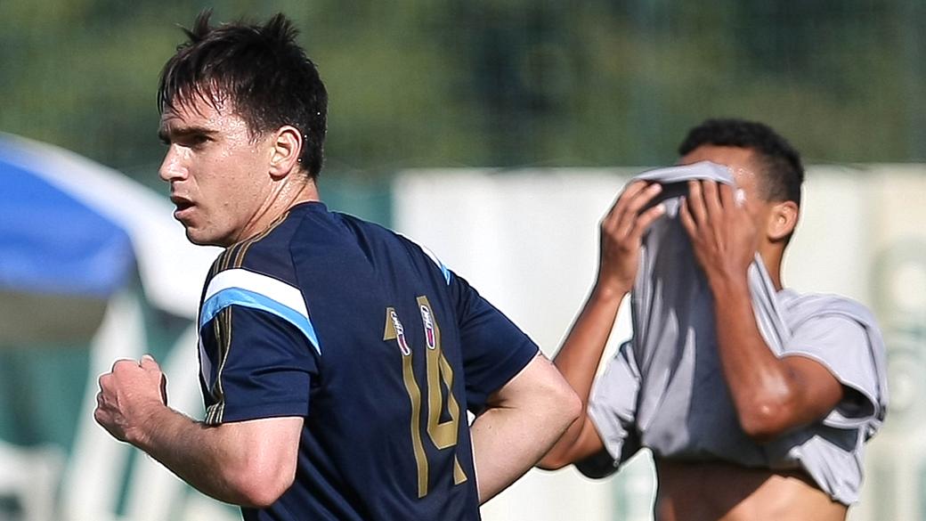 Palmeiras vence jogo-treino com gol de reforço argentino