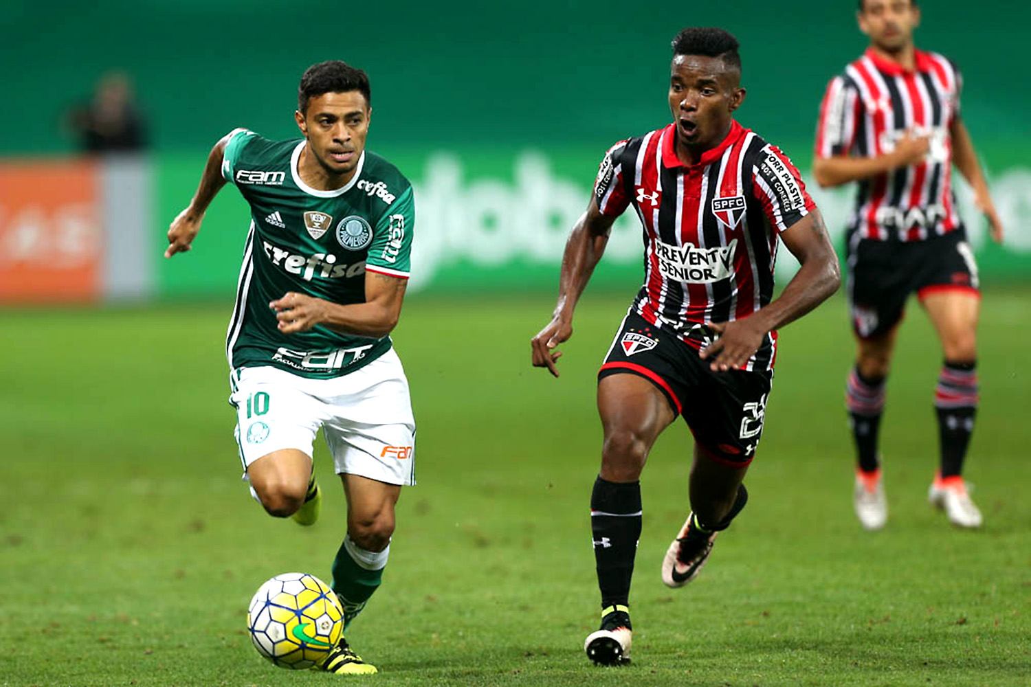 SÃO PAULO, SP - 10.07.2021: PALMEIRAS X SANTOS - Marinho during the game  between Palmeiras and Santos held at Allianz Parque in São Paulo, SP,  Brazil on July 10, 2021. The match