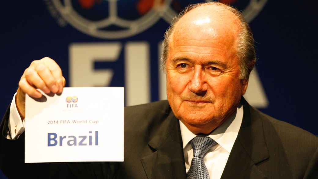 Fifa arrecada R$ 1,3 bi com venda de direitos para a Copa
