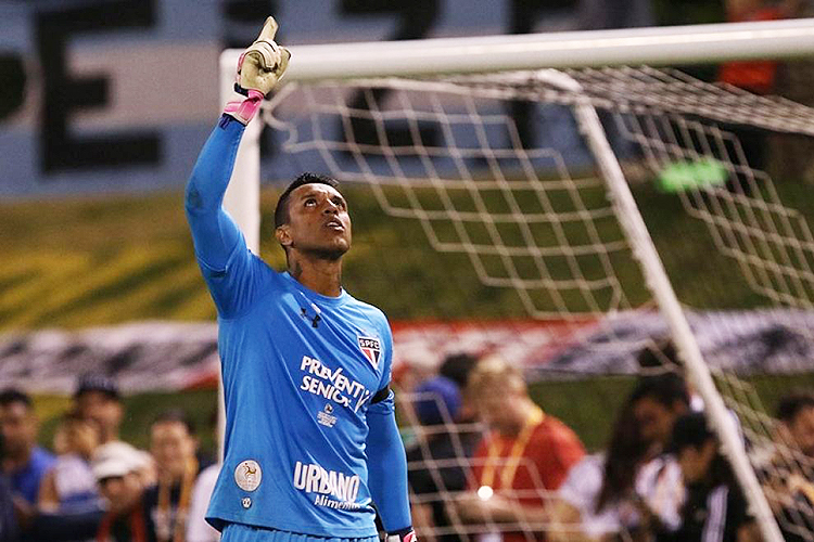 Sidão sonha em não levar gol pelo São Paulo pela 1ª vez