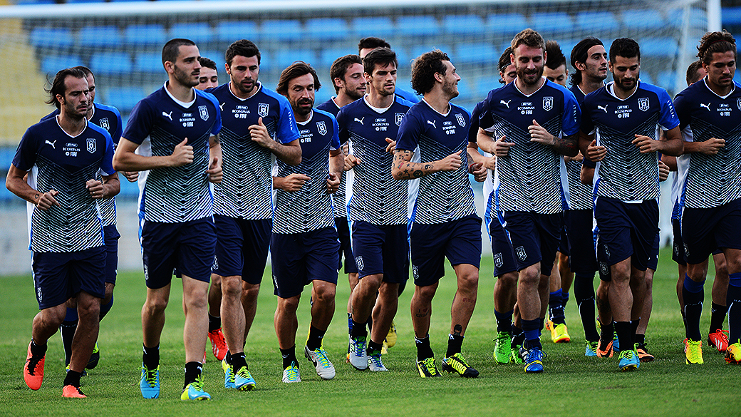 Treino da Itália em Manaus - Placar - O futebol sem barreiras para