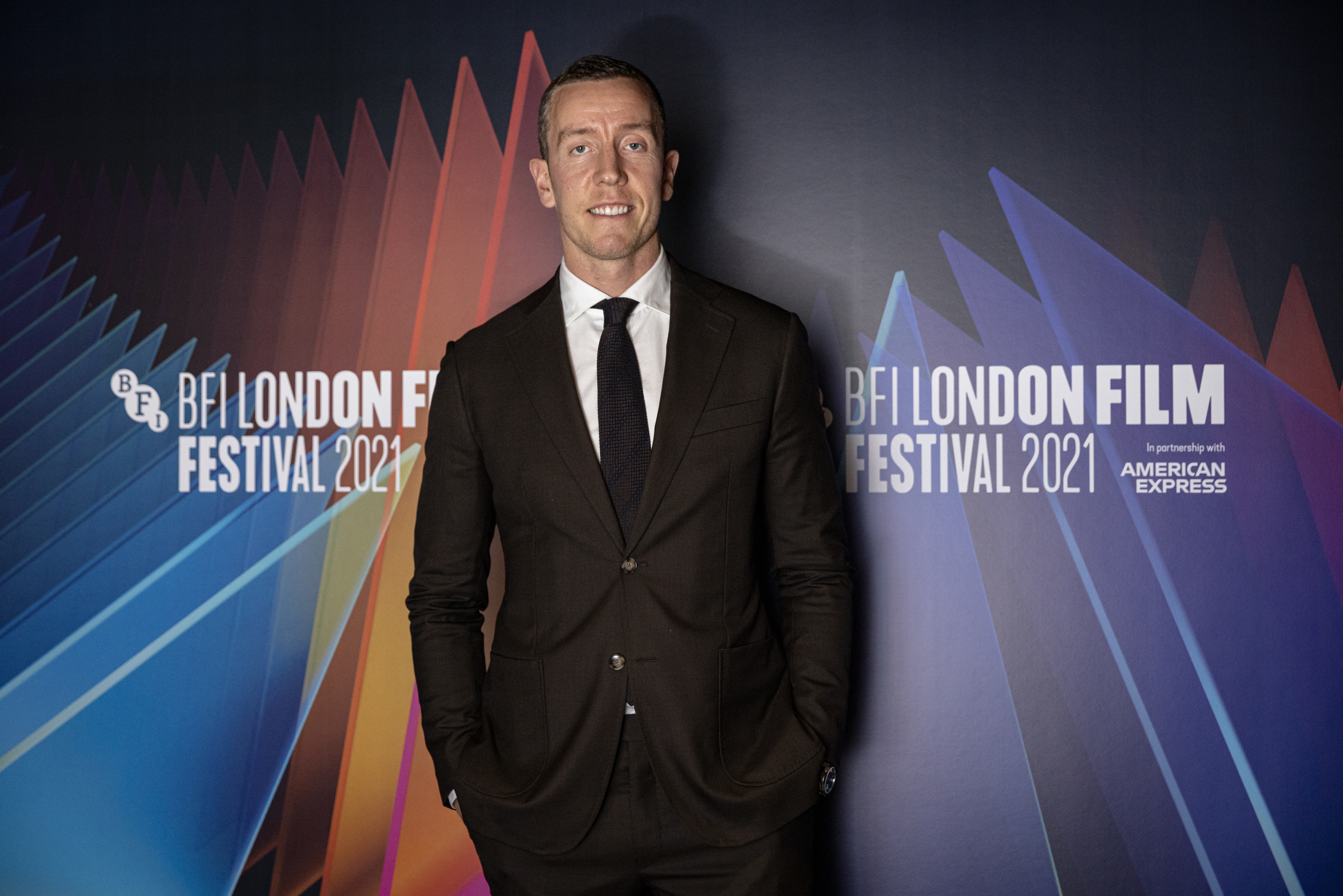 LONDON, ENGLAND - OCTOBER 06: Director-Screenwriter Hannes Thór Halldórsson poses at a photocall at the 