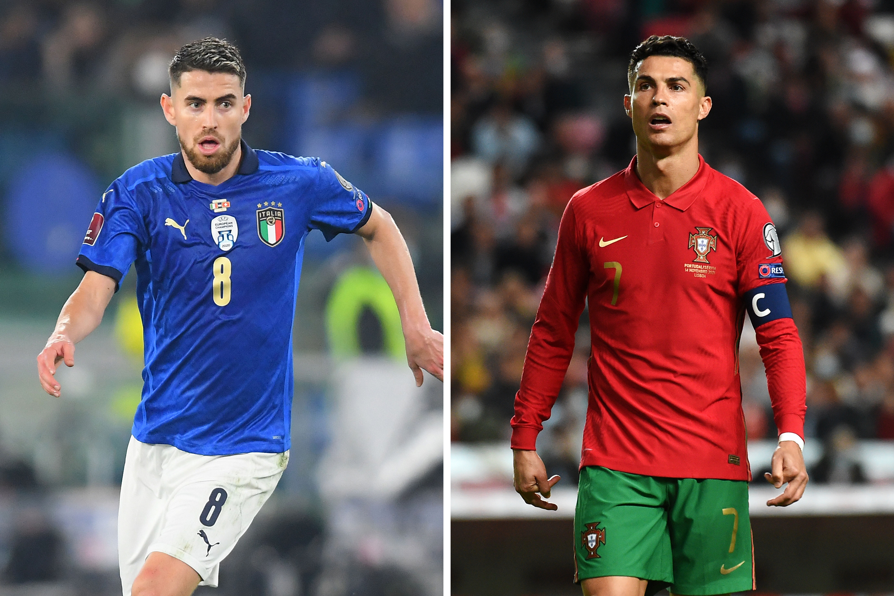 Portugal e Itália caem na mesma chave e ao menos um não vai ao Catar