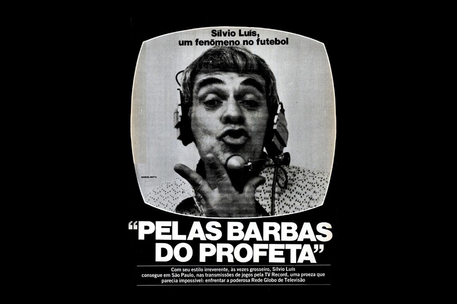 Silvio Luiz na edição 599 da PLACAR, de novembro de 1981 -