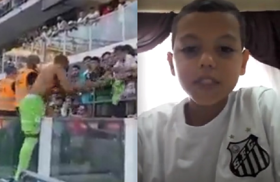 Santos e atletas defendem criança hostilizada por pedir camisa a rival