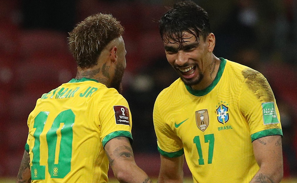 Química entre Paquetá e Neymar vira trunfo da seleção brasileira