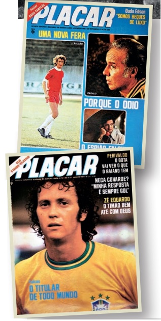 Em 1973, o “bom problema” de Dino Sani, do Inter: uma profusão de meios-campistas (acima); o camisa 5 colorado apareceria na capa de PLACAR em setembro daquele ano. Em 1977, ganhou uma só para ele Em 1973, o “bom problema” de Dino Sani, do Inter: uma profusão de meios-campistas (acima); o camisa 5 colorado apareceria na capa de PLACAR em setembro daquele ano. Em 1977, ganhou uma só para ele