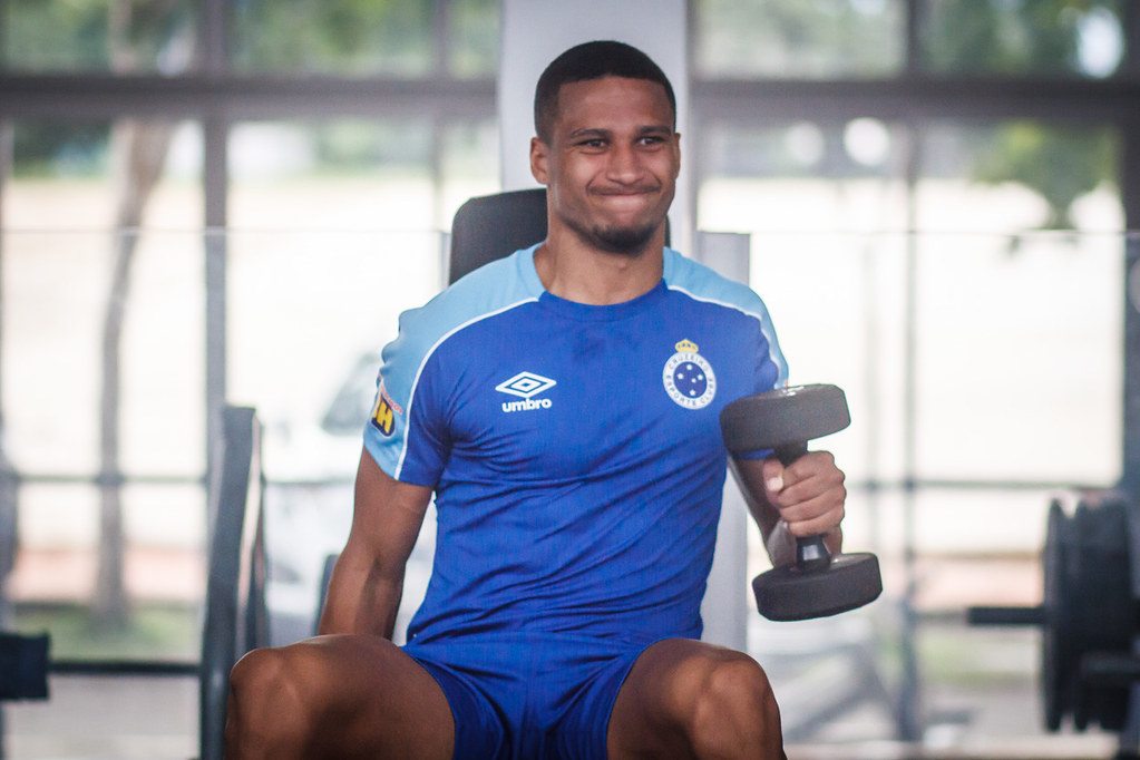 Murilo na época de Cruzeiro: em 2017, ele foi do sub-20 a titular do time principal -