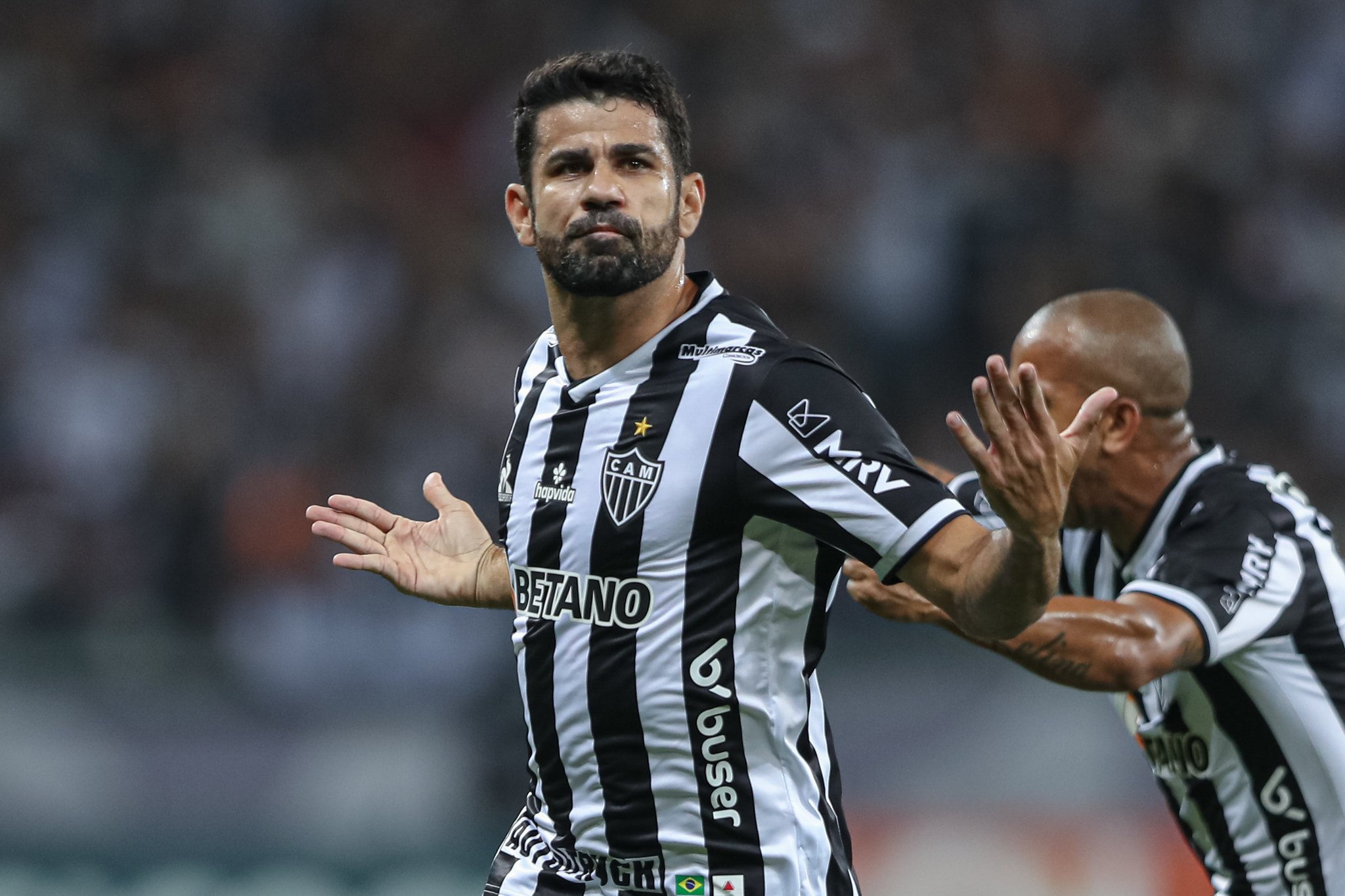 Diego Costa marcou cinco gols em sua passagem pelo Galo -