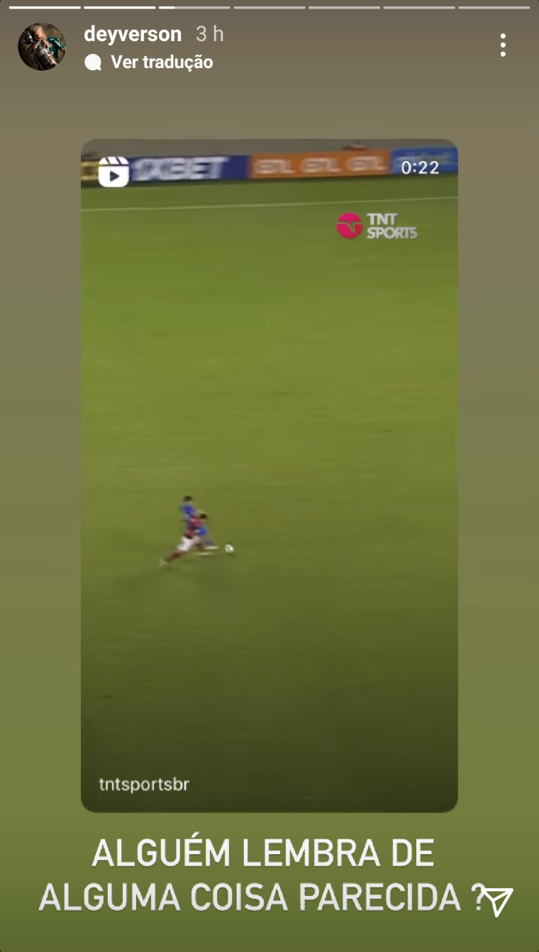 Deyverson provocou Flamengo nas suas redes sociais -