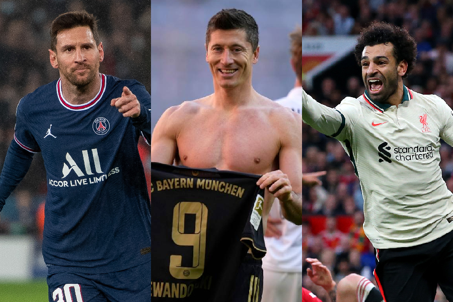 Messi, Lewandowski e Salah concorrem ao The Best 2021 -