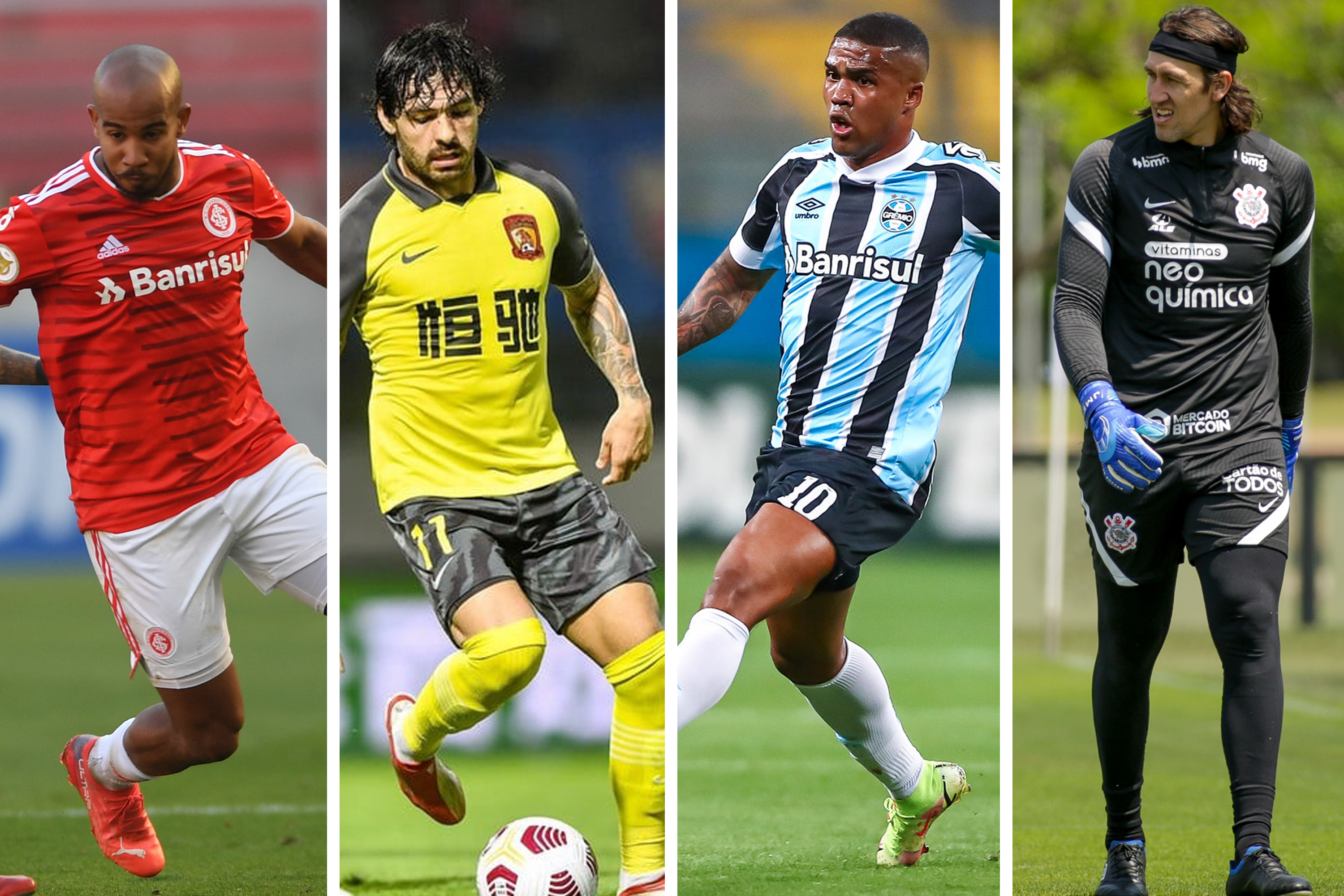 Patrick, Goulart, Douglas Costa e Cássio movimentaram o mercado nesta quinta, 6 -