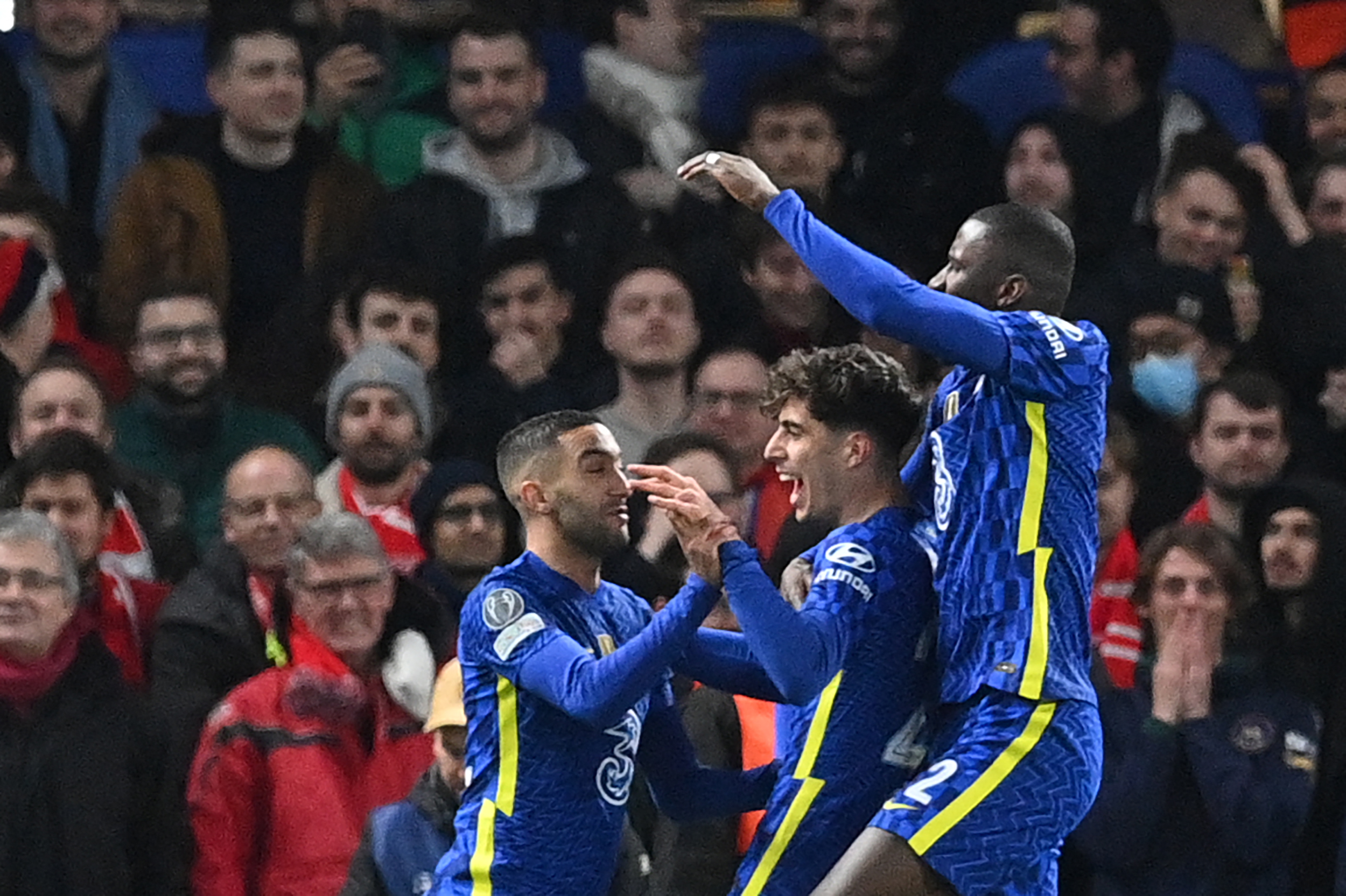 Kai Havertz colocou o Chelsea em vantagem diante do Lille -