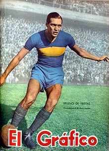 Nas páginas da famosa revista El Gráfico -