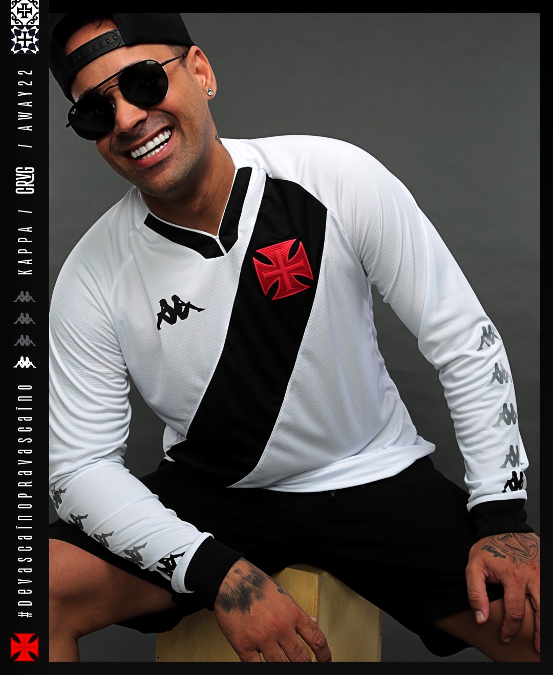 Camisa terá opção de manga longa