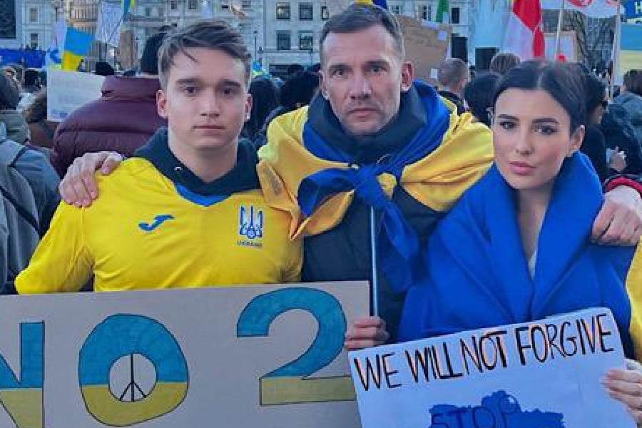 Ídolo ucraniano, Shevchenko desabafa sobre guerra e agradece italianos