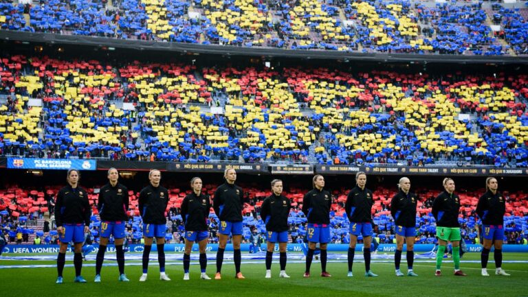 Barcelona x Real Madrid quebra recorde de público do futebol feminino