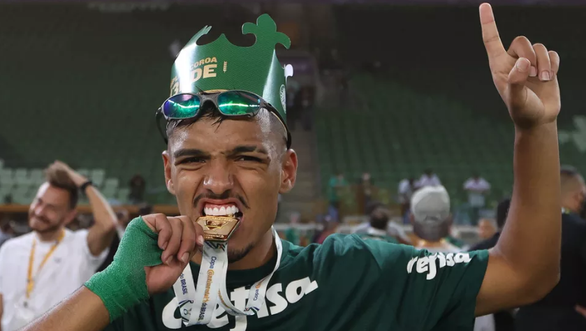 Gabriel Menino comemora título da Copa do Brasil