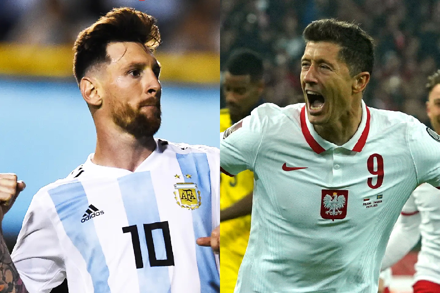 Messi e Lewandowski: reencontro de craques no Catar