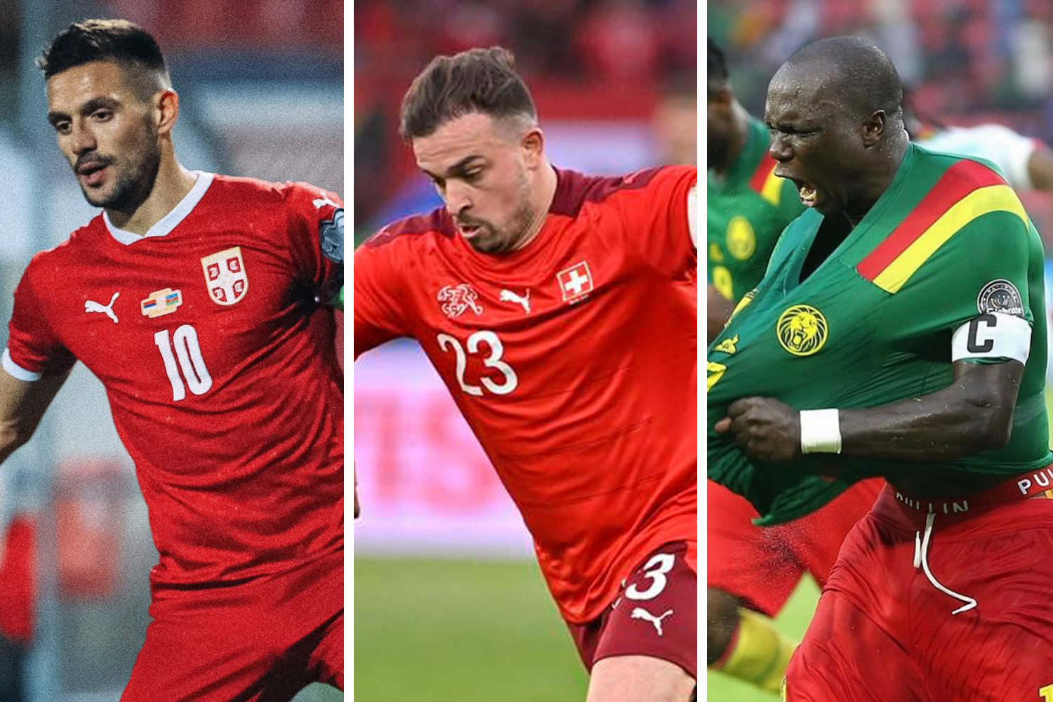 Sérvia, Suíça e Camarões: raio-x dos rivais do Brasil na Copa do Mundo