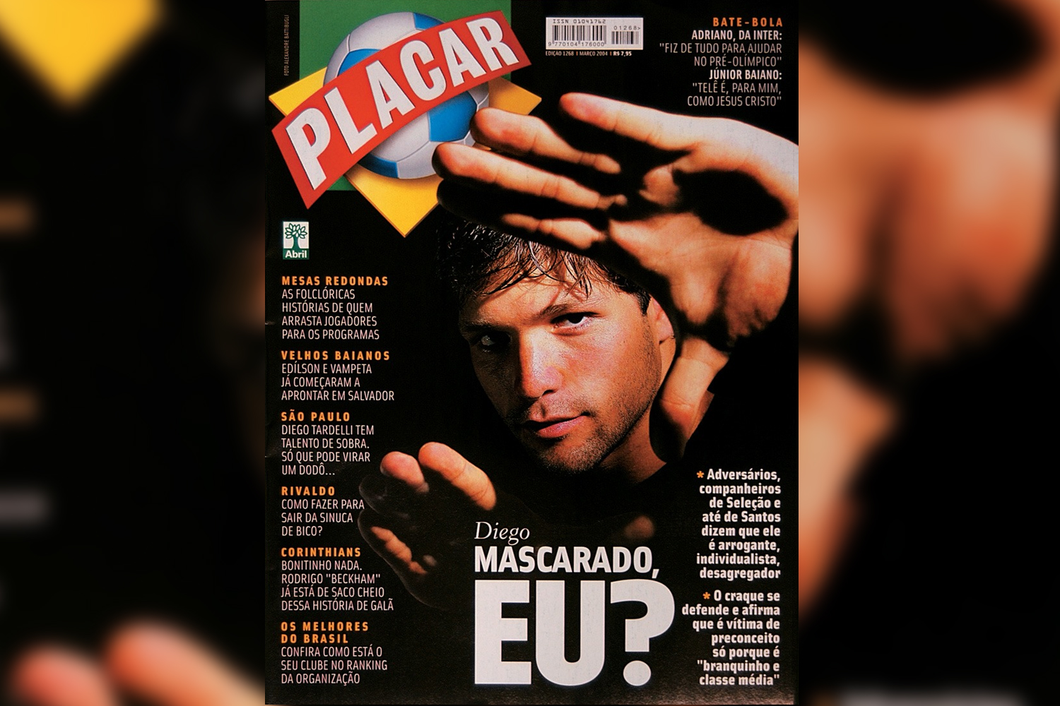 Em 2004, o ‘metidinho’ Diego Ribas colecionava polêmicas e desafetos