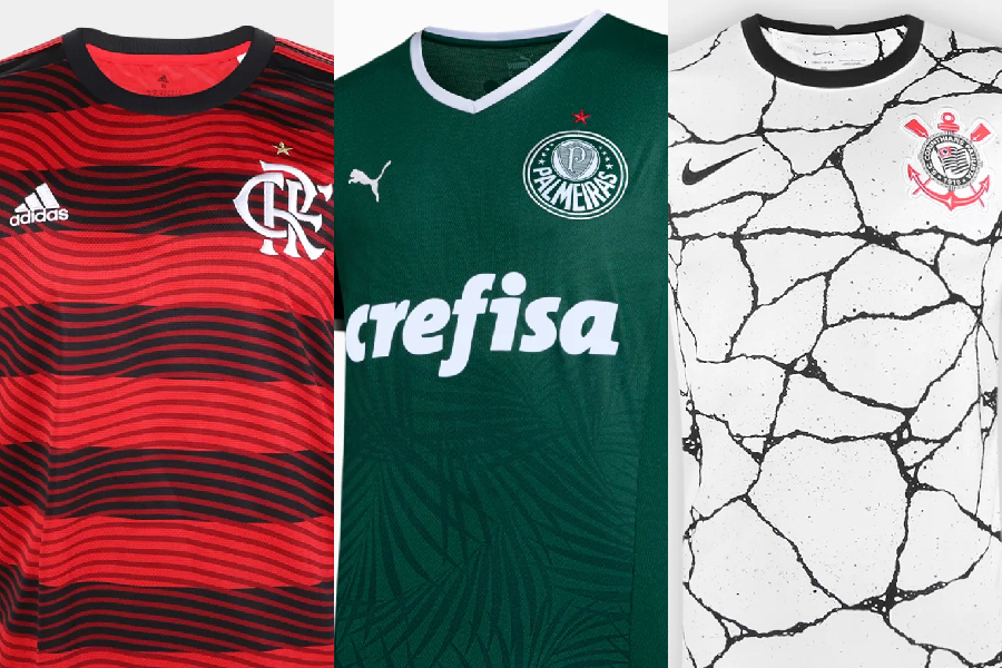 Libertadores 2022 tem 17 marcas de uniformes, quase o triplo da Champions