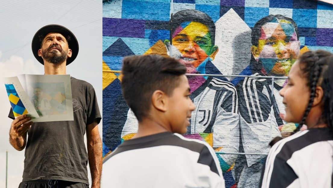 Juventus lançará camisa em colaboração com o artista brasileiro Kobra