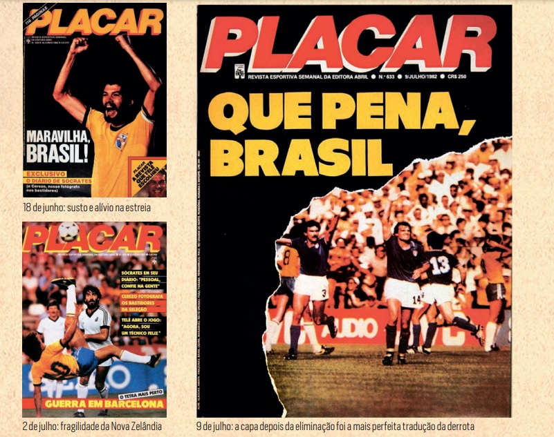 Dois meses em revista: as capas de PLACAR na Copa da Espanha