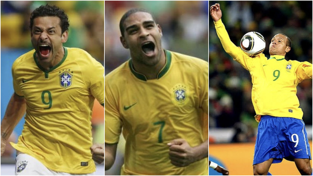 Fred, Adriano, Luis Fabiano: quem foi o melhor 9 brasileiro pós-Ronaldo?