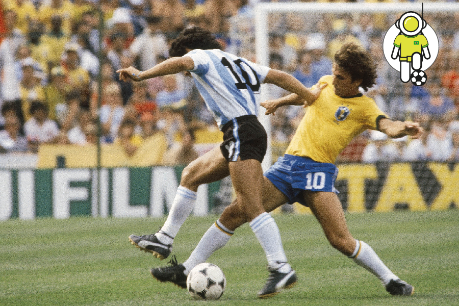 JOGO COMPLETO - Brasil 3 x 1 Argentina - Fase final Copa 1982