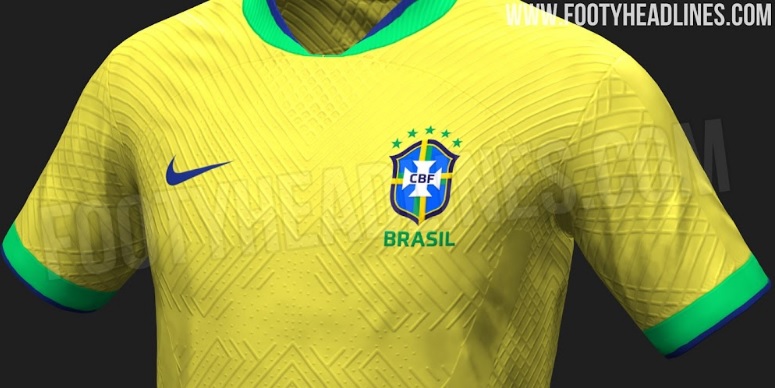 Site mostra como será a camisa do Brasil na Copa de 2022