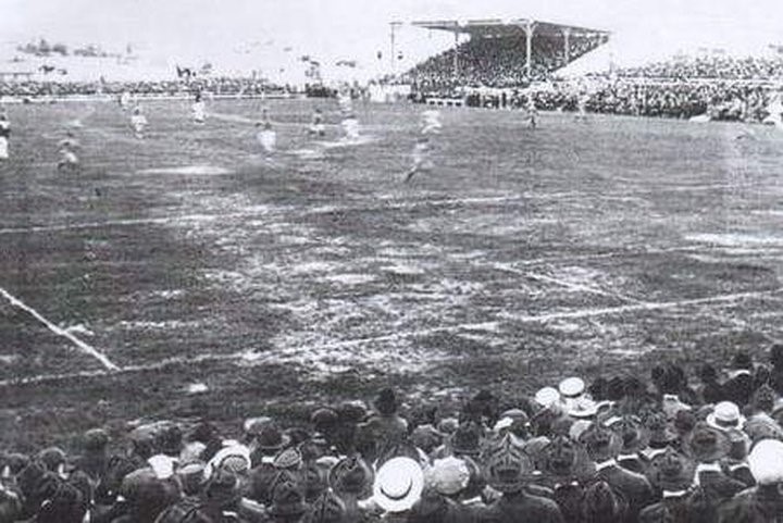 O estádio de Pocitos na Copa de 1930