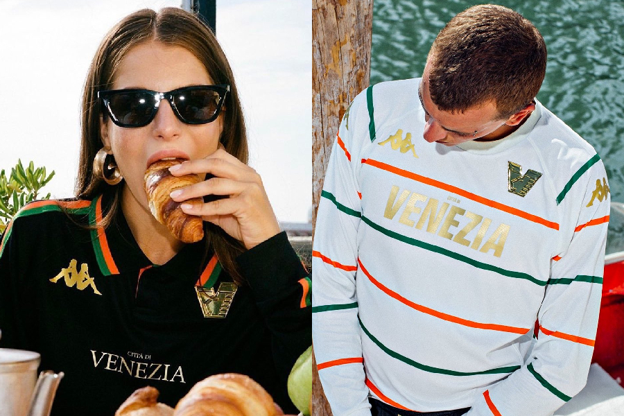 Moda esportiva de luxo: os cultuados uniformes do Venezia FC