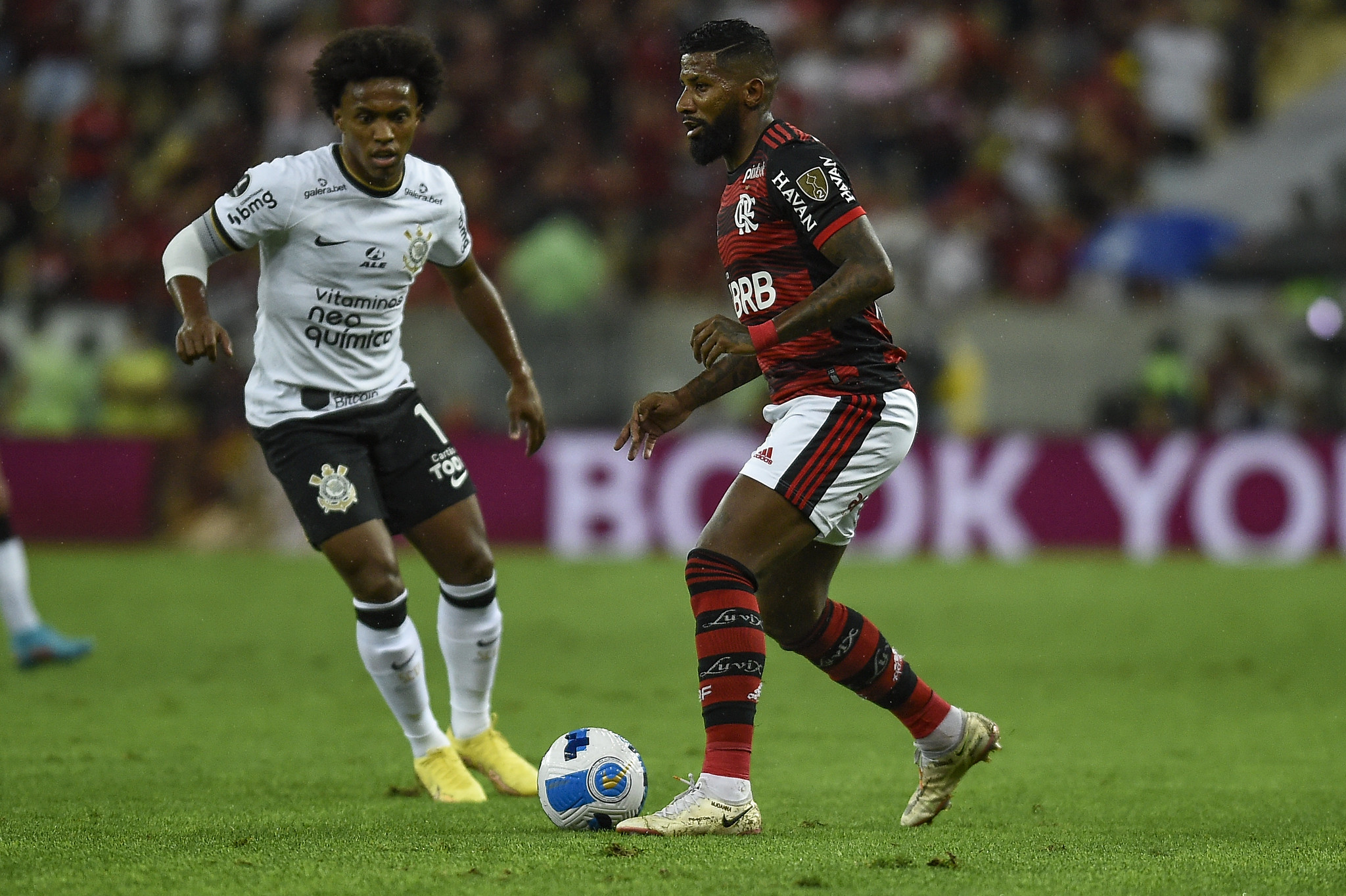 Jogador teve atuação discreta diante do Flamengo -