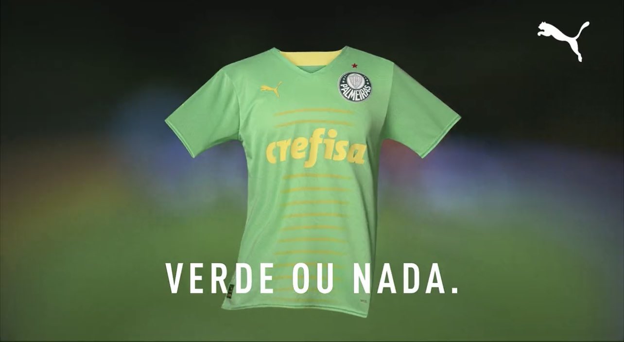 Palmeiras lança camisa 3 em verde mais claro