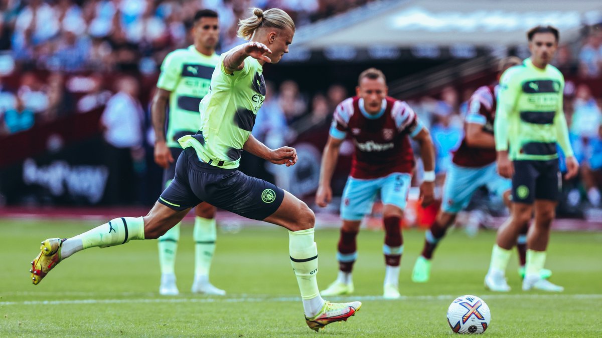 Haaland lidera vitória do City na estreia da Premier League