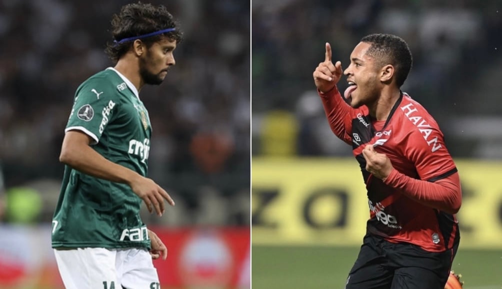 Palmeiras e Athletico confiam em Scarpa e Vitor Roque por vaga na final