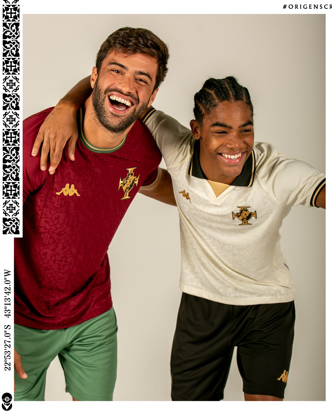 Uniforme faz série de referências a relação Brasil-Portugal