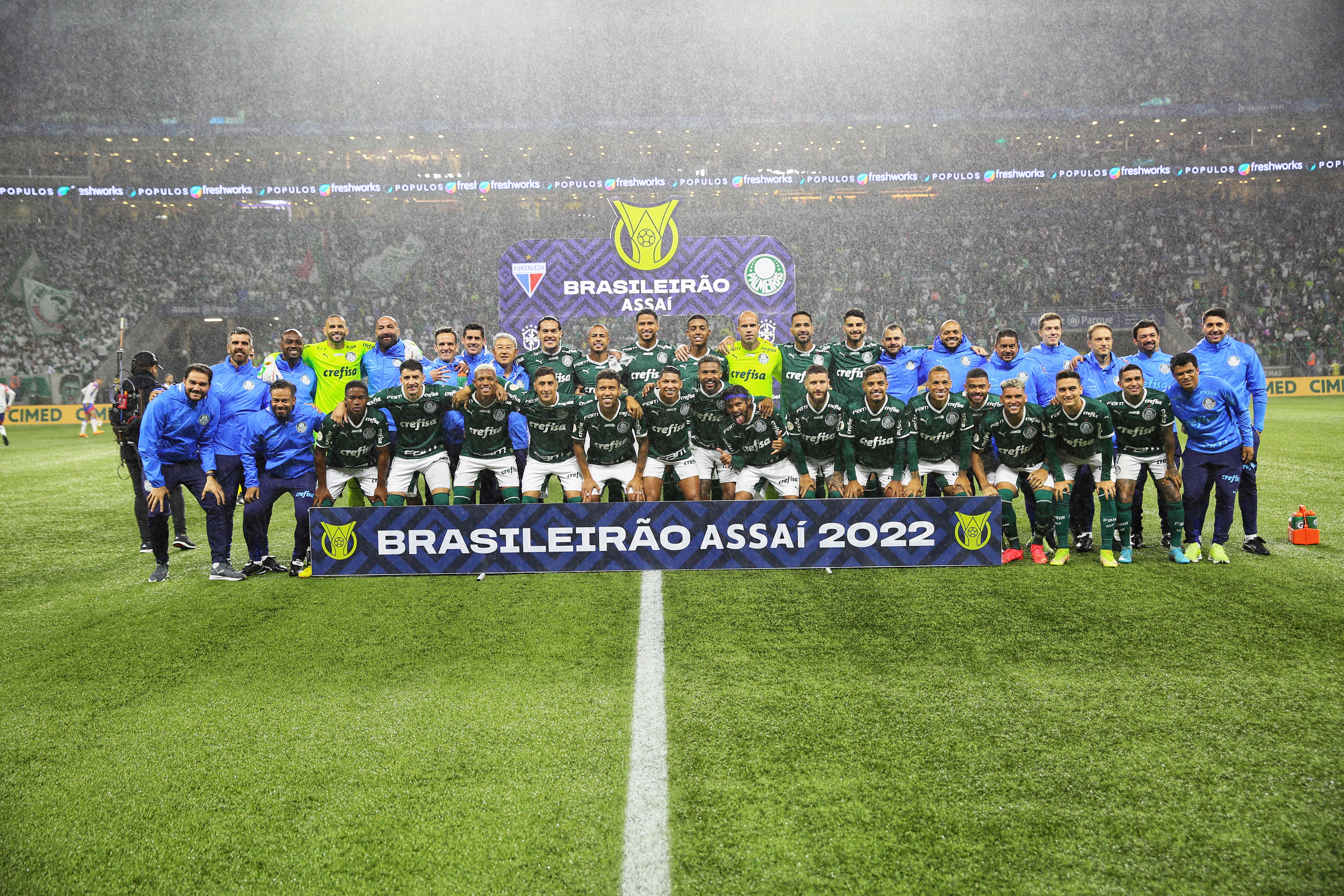 Palmeiras é campeão da Série A do Brasileirão