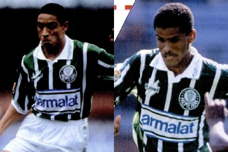 Há 28 anos, Roberto Carlos e Rivaldo brilharam em título do Palmeiras