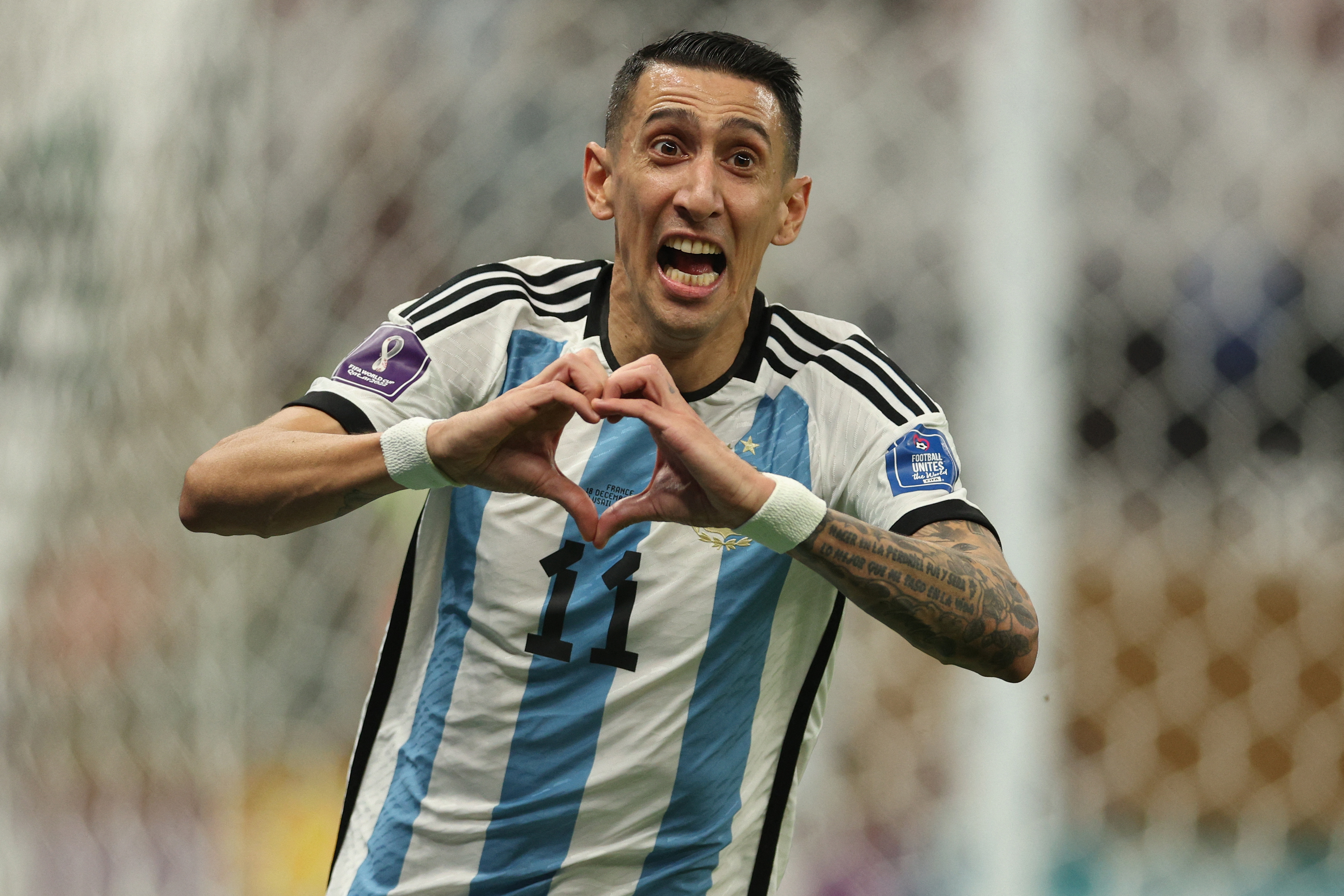 Di María, autor do segundo gol na final e decisivo para o terceiro título argentino -