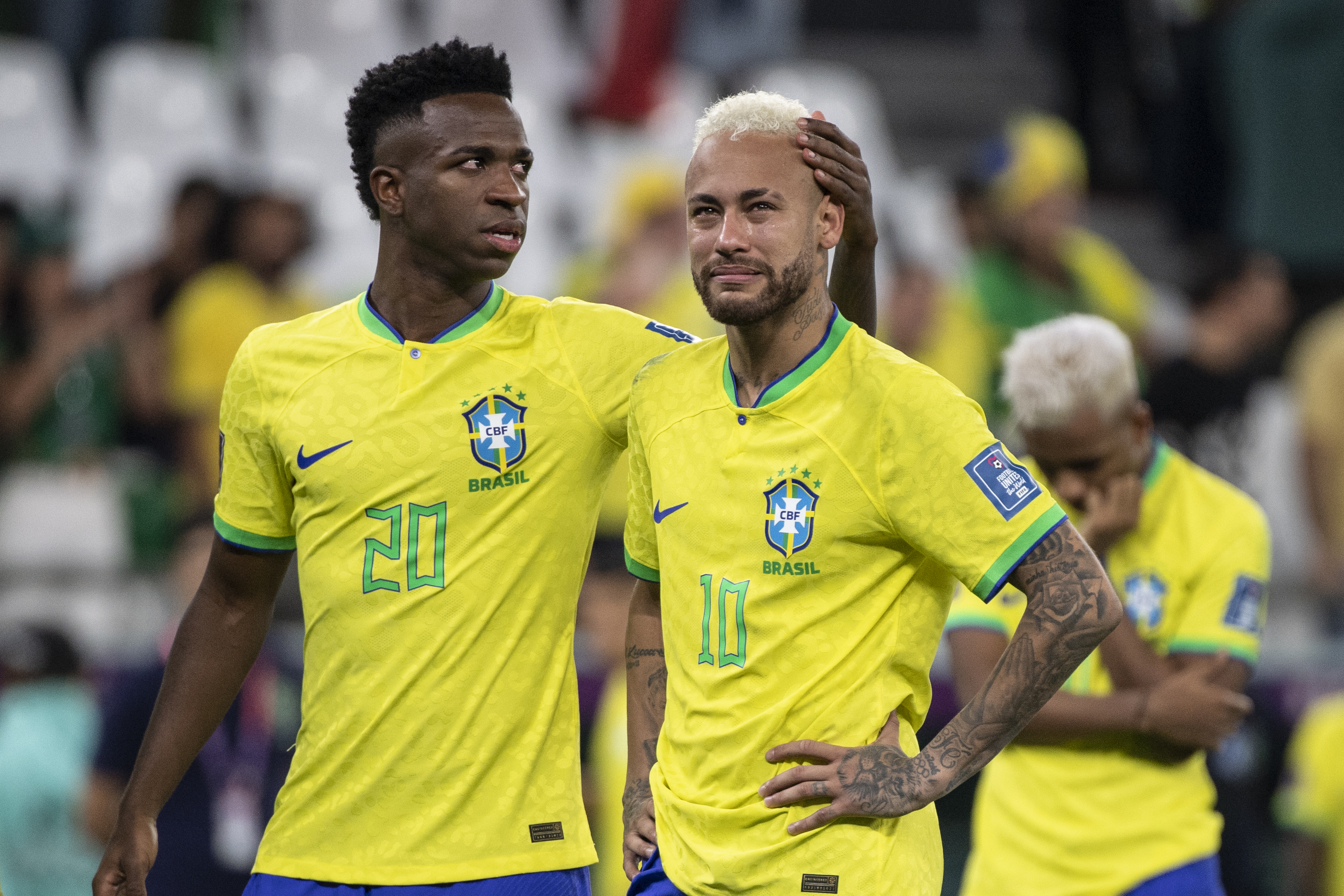 FOTOS: os registros da nova queda do Brasil nas quartas de final da Copa