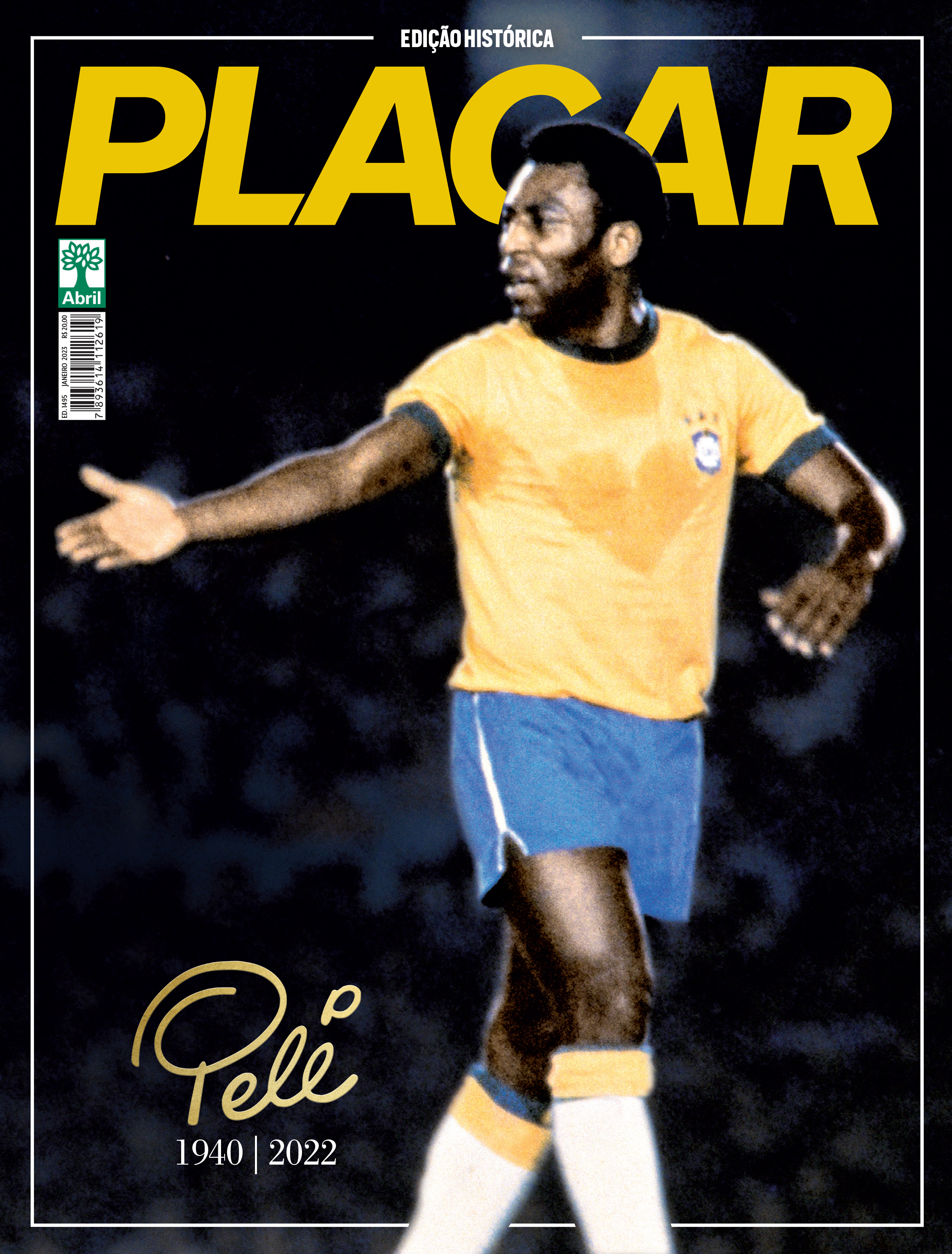 Edição especial da Revista Placar sobre Pelé -
